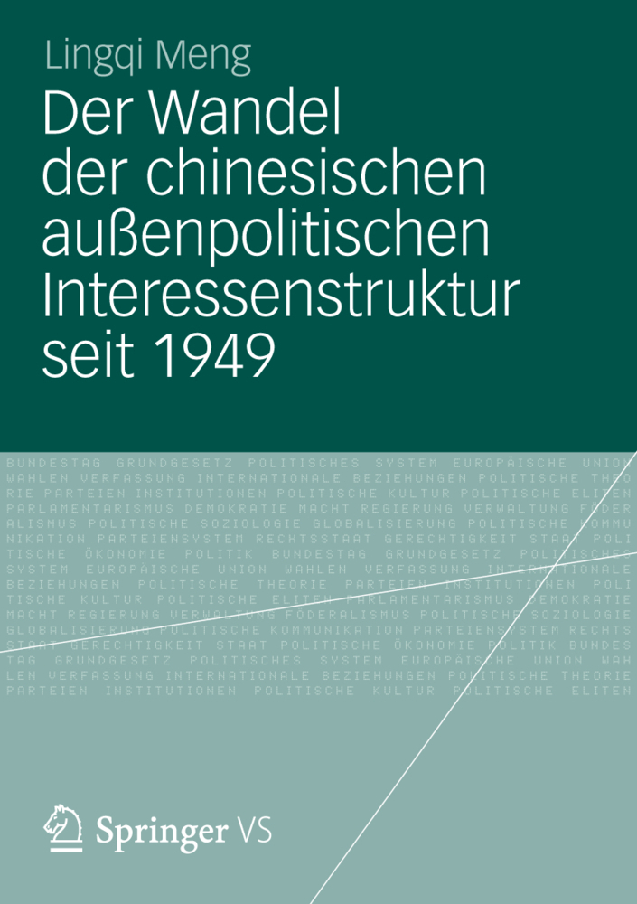 Cover: 9783531187495 | Der Wandel der chinesischen außenpolitischen Interessenstruktur...