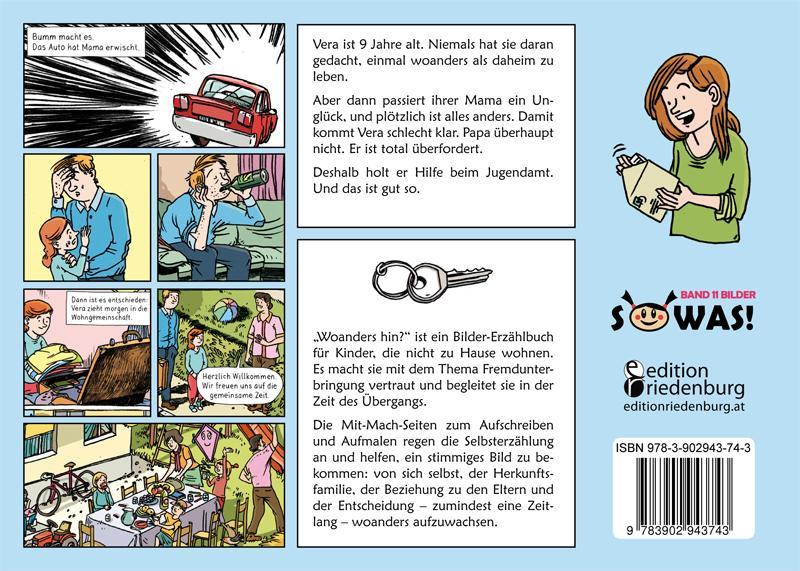 Rückseite: 9783902943743 | Woanders hin? Das Bilder-Erzählbuch für Kinder, die nicht zu Hause...