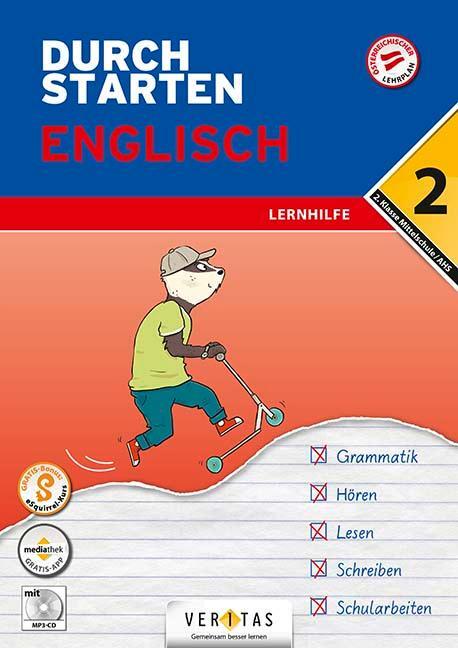 Cover: 9783710137754 | Durchstarten 2. Klasse - Englisch Mittelschule/AHS - Lernhilfe...