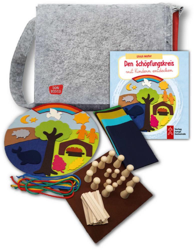 Cover: 4260179516955 | Den Schöpfungskreis mit Kindern entdecken - eine Erzähltasche mit...