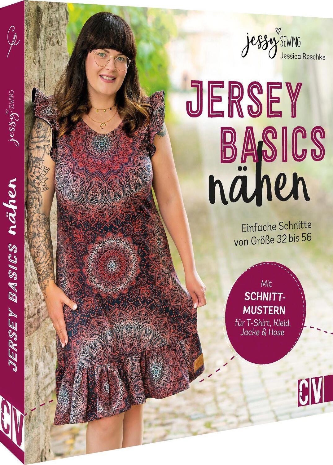 Cover: 9783841066756 | Jersey-Basics nähen | Einfache Schnitte von Größe 32 bis 56 | Sewing