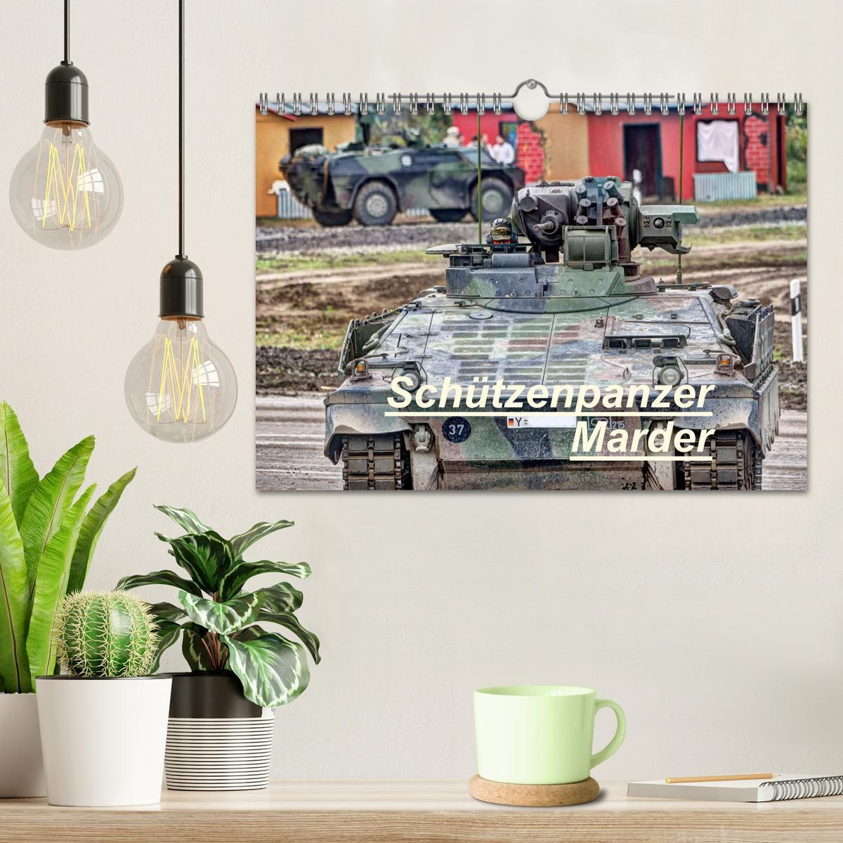 Bild: 9783435823802 | Schützenpanzer Marder (Wandkalender 2025 DIN A4 quer), CALVENDO...