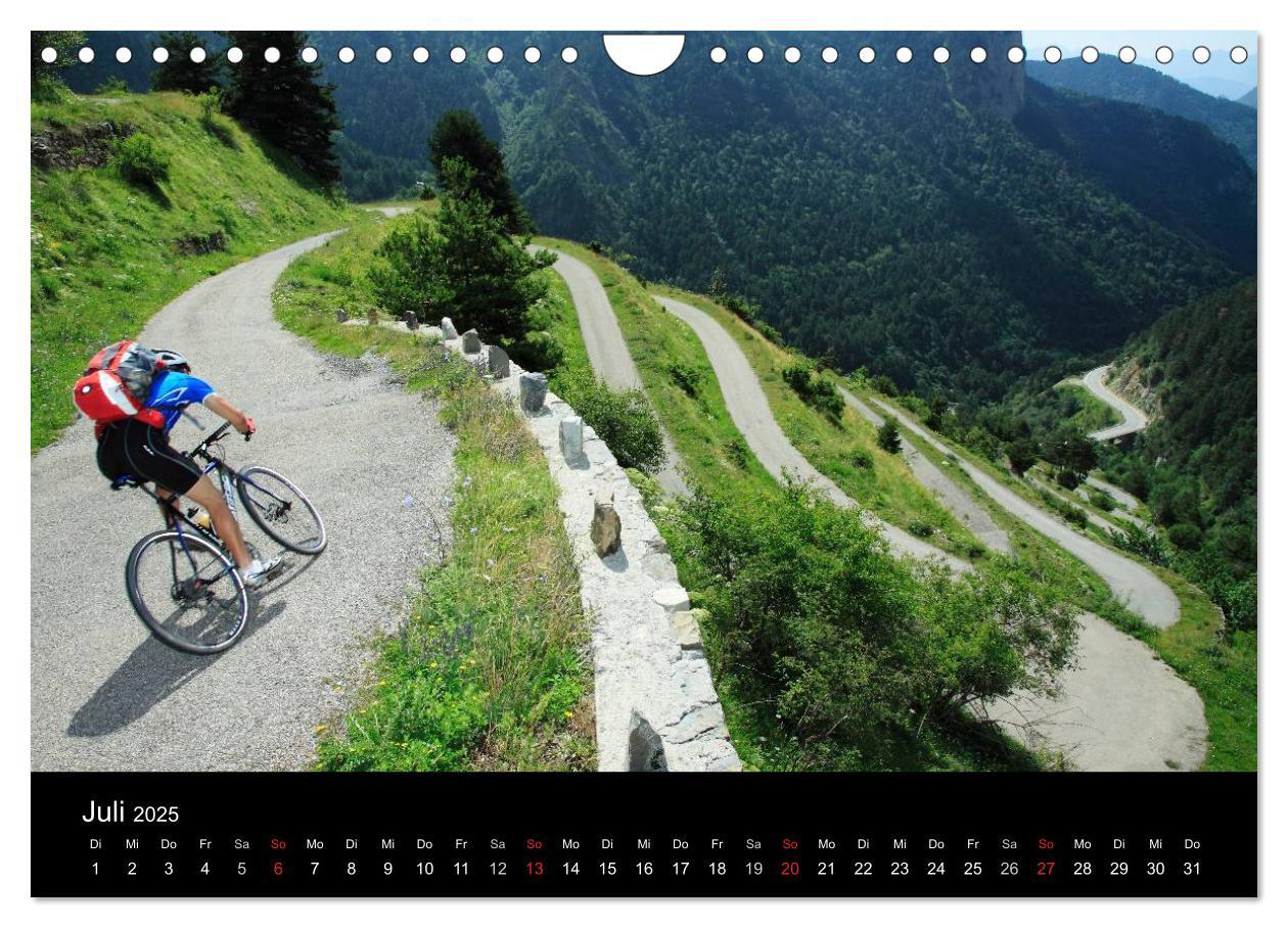 Bild: 9783435808847 | Alpenpässe auf dem Rennrad Vol. 2 (Wandkalender 2025 DIN A4 quer),...