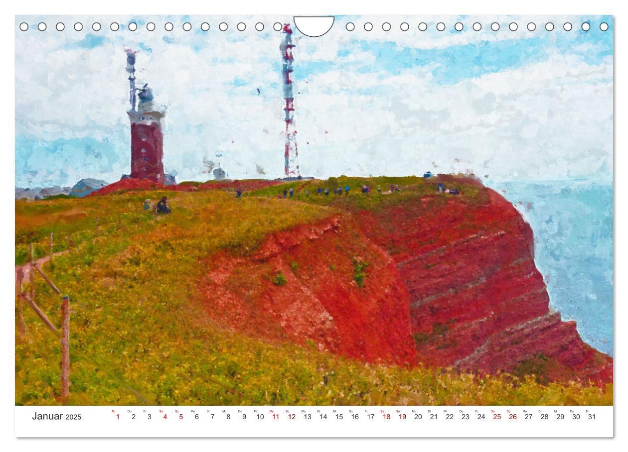 Bild: 9783383990533 | Nordseeinsel Helgoland - Ansichten der Insel in Acryl (Wandkalender...