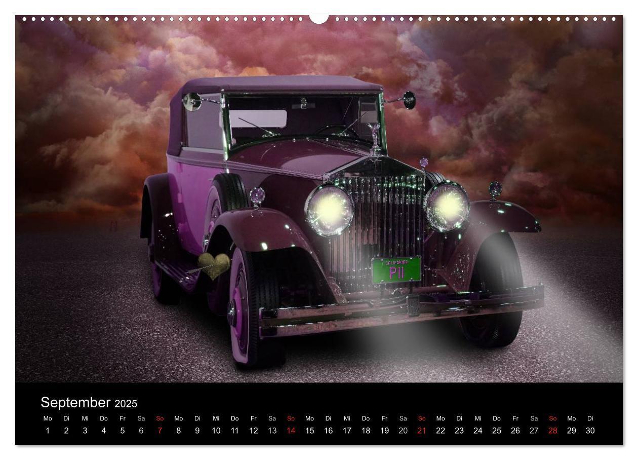 Bild: 9783435610471 | Oldtimer-Kunst (Wandkalender 2025 DIN A2 quer), CALVENDO...