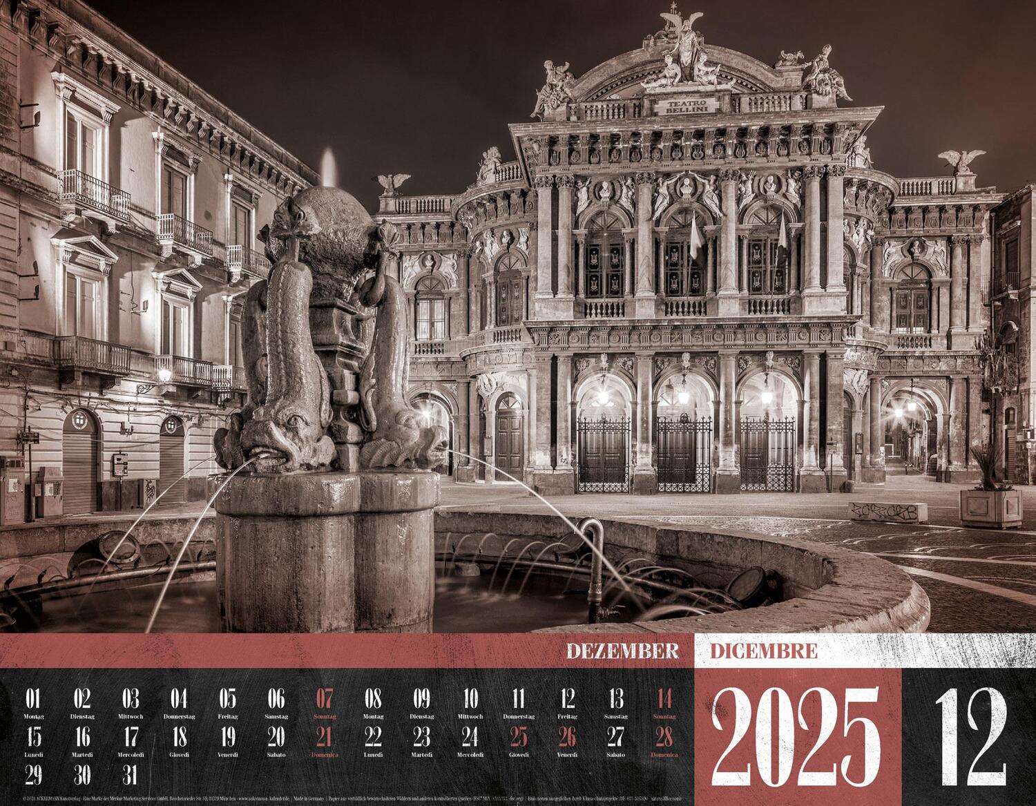 Bild: 9783838425238 | La Dolce Vita - Italienische Lebensart Kalender 2025 | Kunstverlag