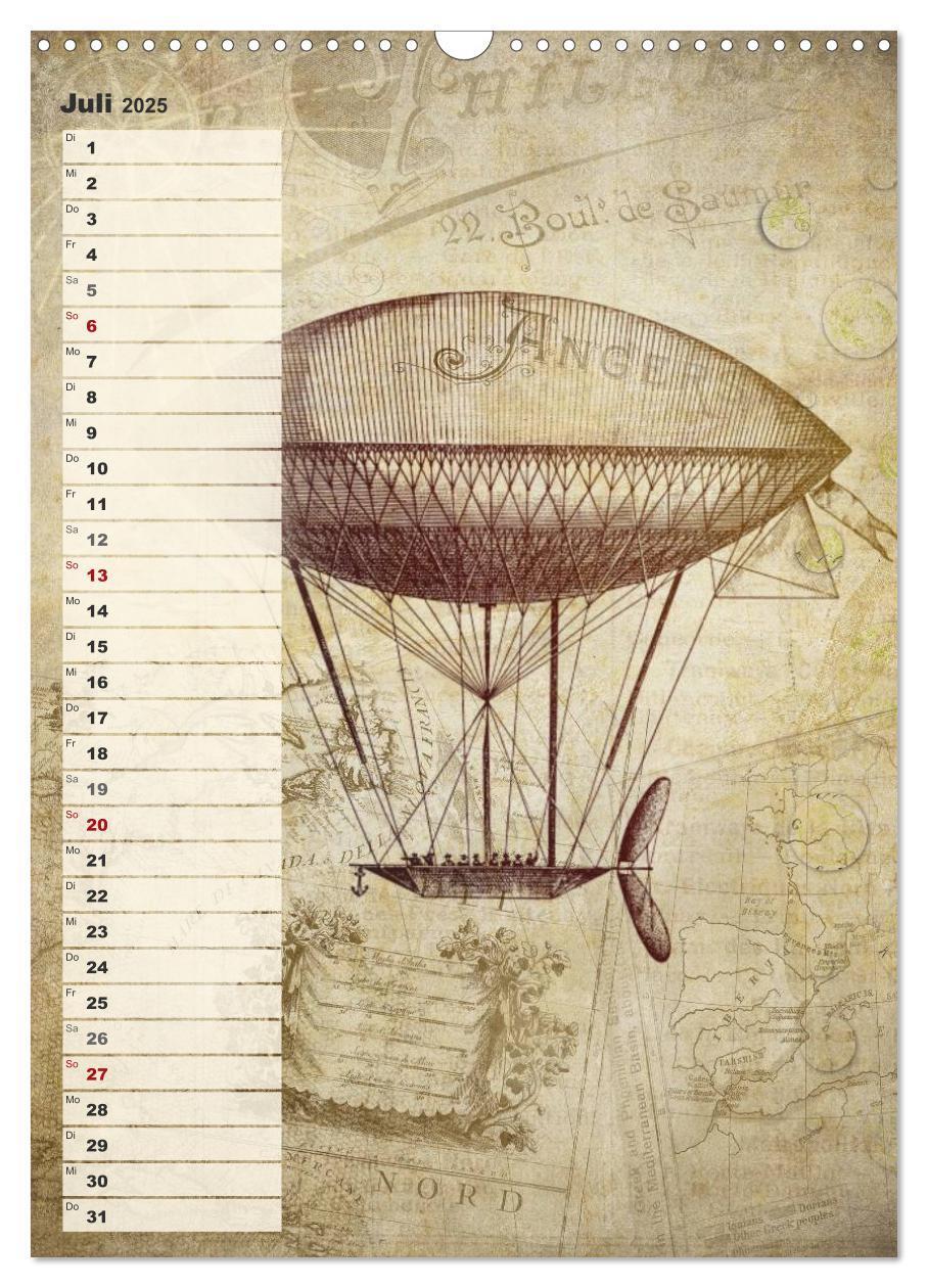 Bild: 9783457021767 | Vintage Welten (Wandkalender 2025 DIN A3 hoch), CALVENDO...