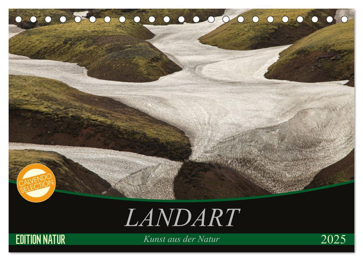 Cover: 9783435398720 | Landart - Kunst aus der Natur (Tischkalender 2025 DIN A5 quer),...