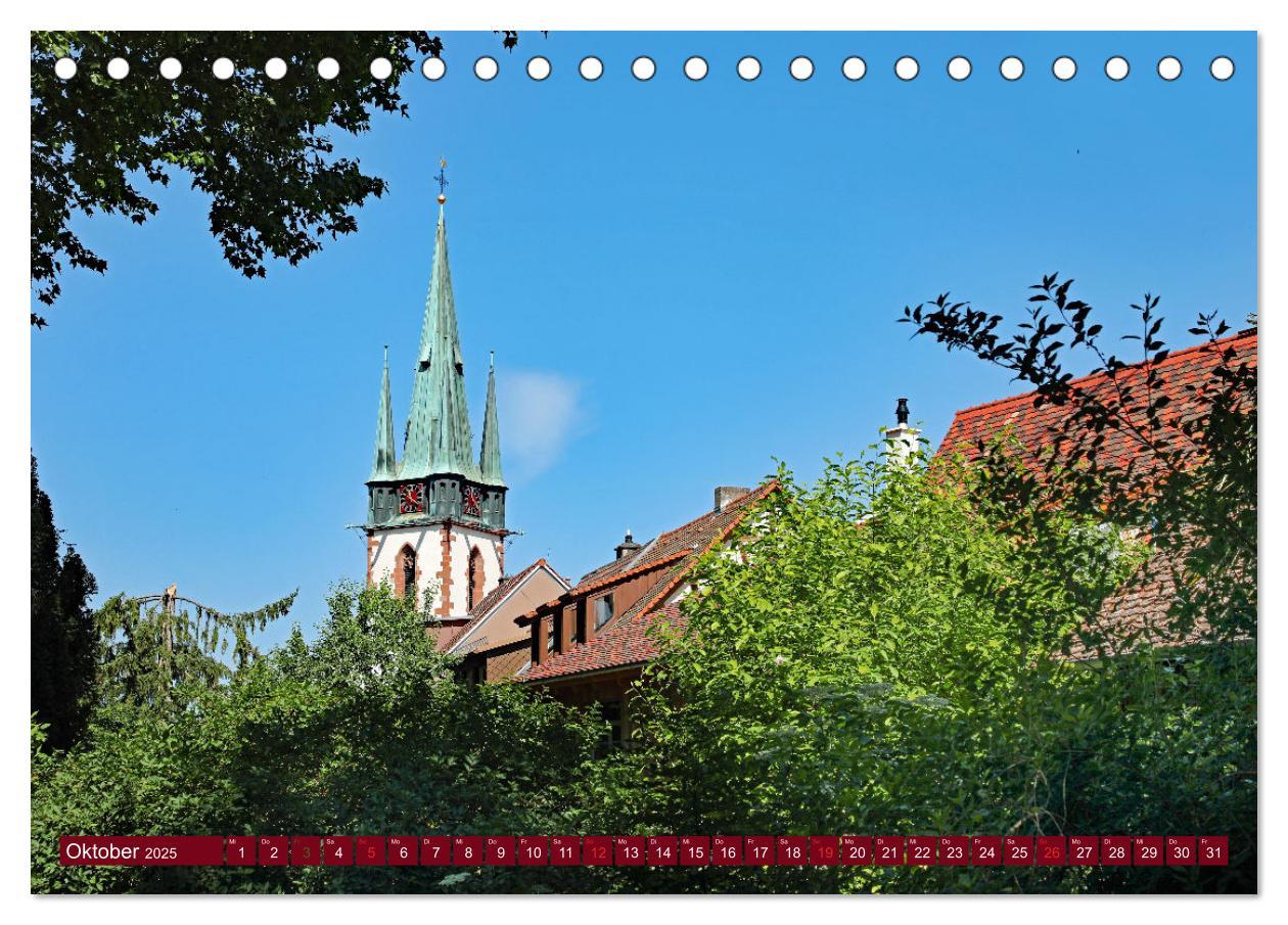 Bild: 9783435026968 | Karlsruhe-Durlach (Tischkalender 2025 DIN A5 quer), CALVENDO...