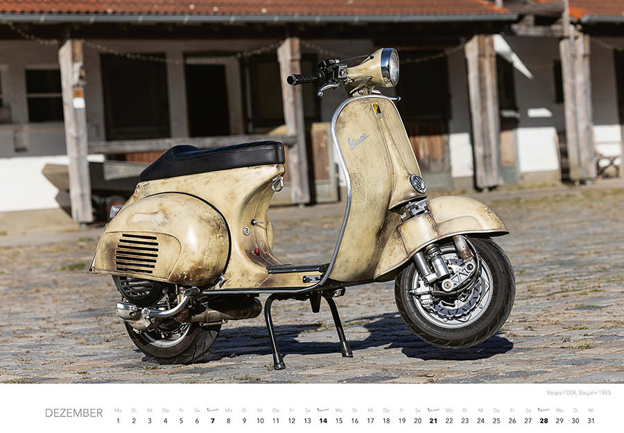 Bild: 9783966648387 | Vespa Kalender 2025 | La Dolce Vita auf zwei Rädern. Roller Kalender