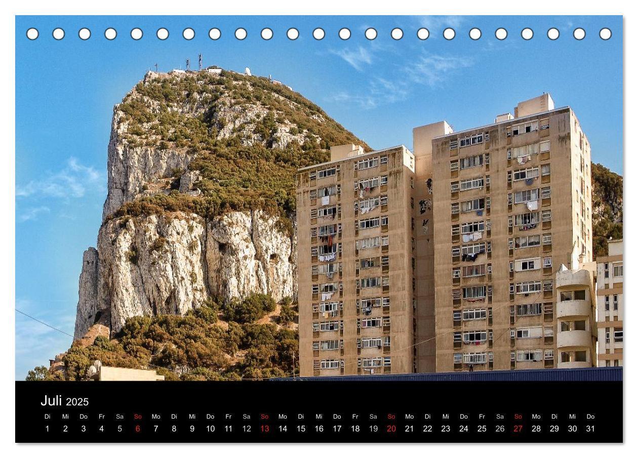 Bild: 9783435492879 | Gibraltar - der Affenfelsen (Tischkalender 2025 DIN A5 quer),...