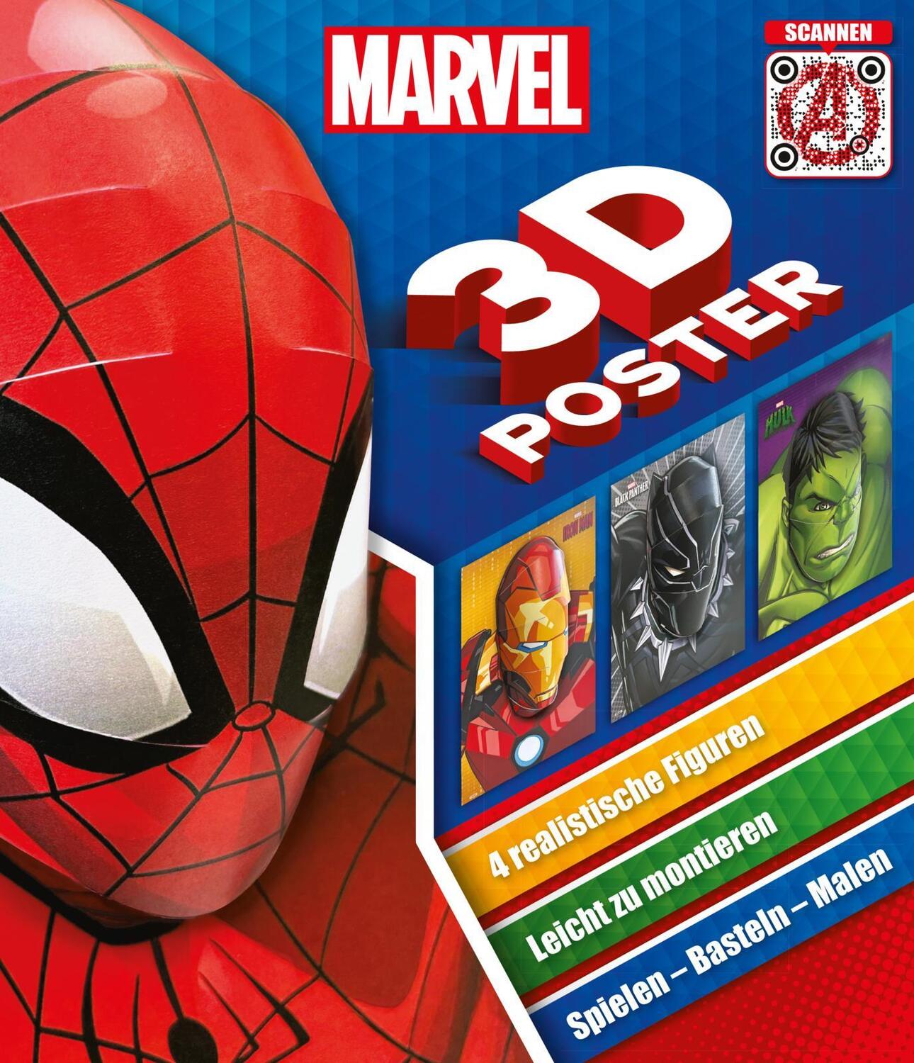 Cover: 9783845126777 | MARVEL: 3D-Poster | Taschenbuch | MARVEL | 16 S. | Deutsch | 2024