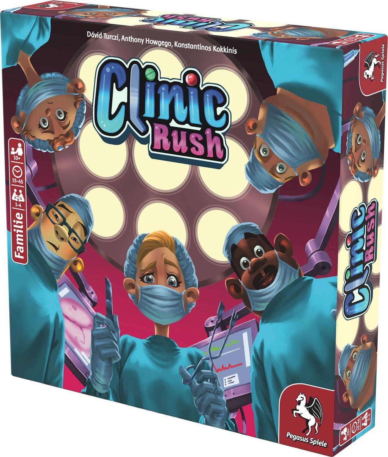 Bild: 4250231729881 | Clinic Rush | David Turczi | Spiel | Brettspiel | 51231G | Deutsch