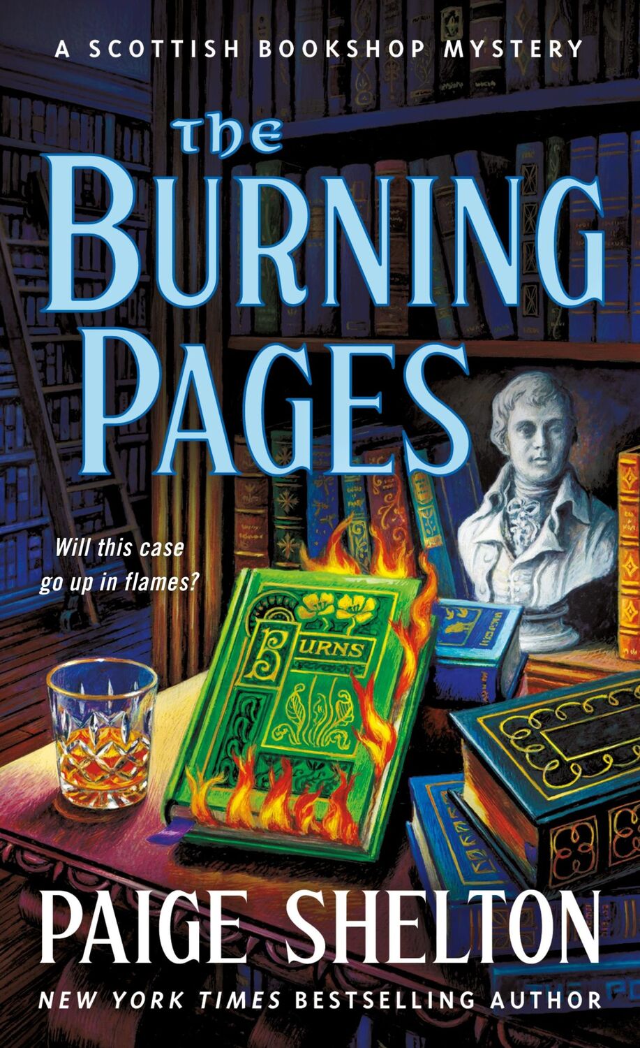 Cover: 9781250789501 | The Burning Pages | A Scottish Bookshop Mystery | Paige Shelton | Buch