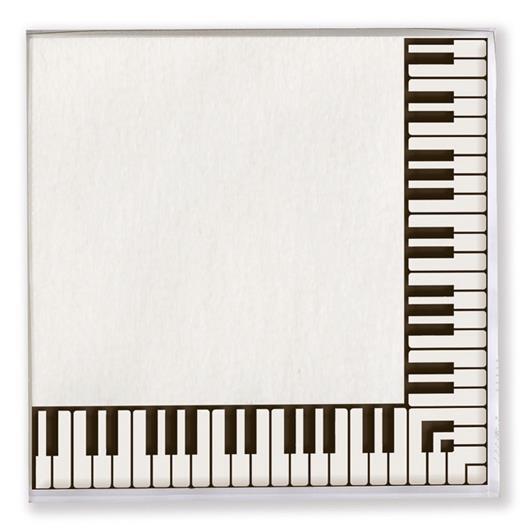 Cover: 9120030451540 | Paper napkins Keyboard 33x33cm | 20 pieces, 33 x 33 cm | Vienna World