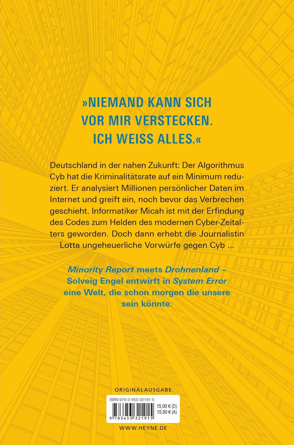 Bild: 9783453321915 | System Error | Roman | Solveig Engel | Taschenbuch | Deutsch | 2022