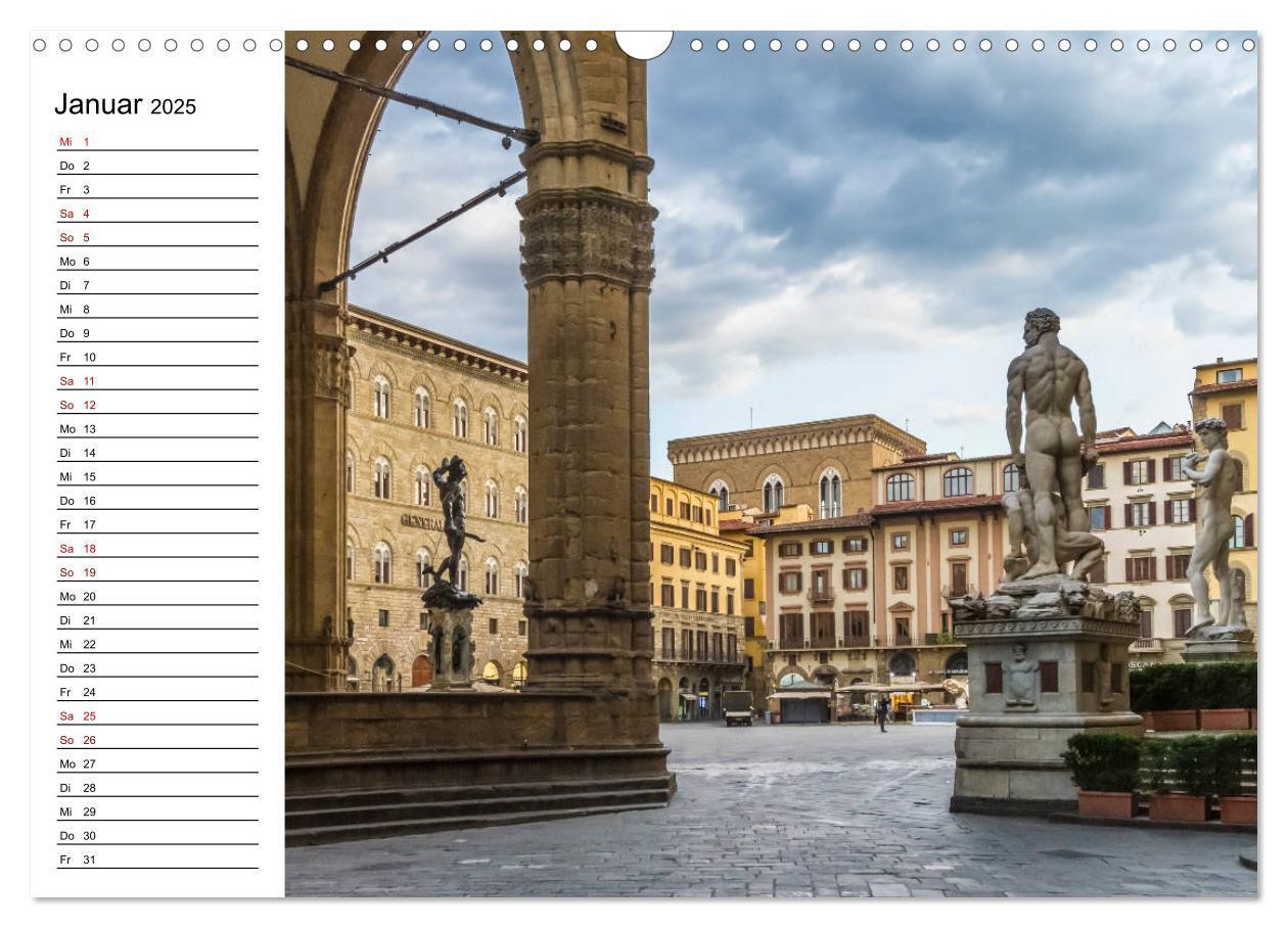 Bild: 9783435455553 | Impressionen aus FLORENZ (Wandkalender 2025 DIN A3 quer), CALVENDO...