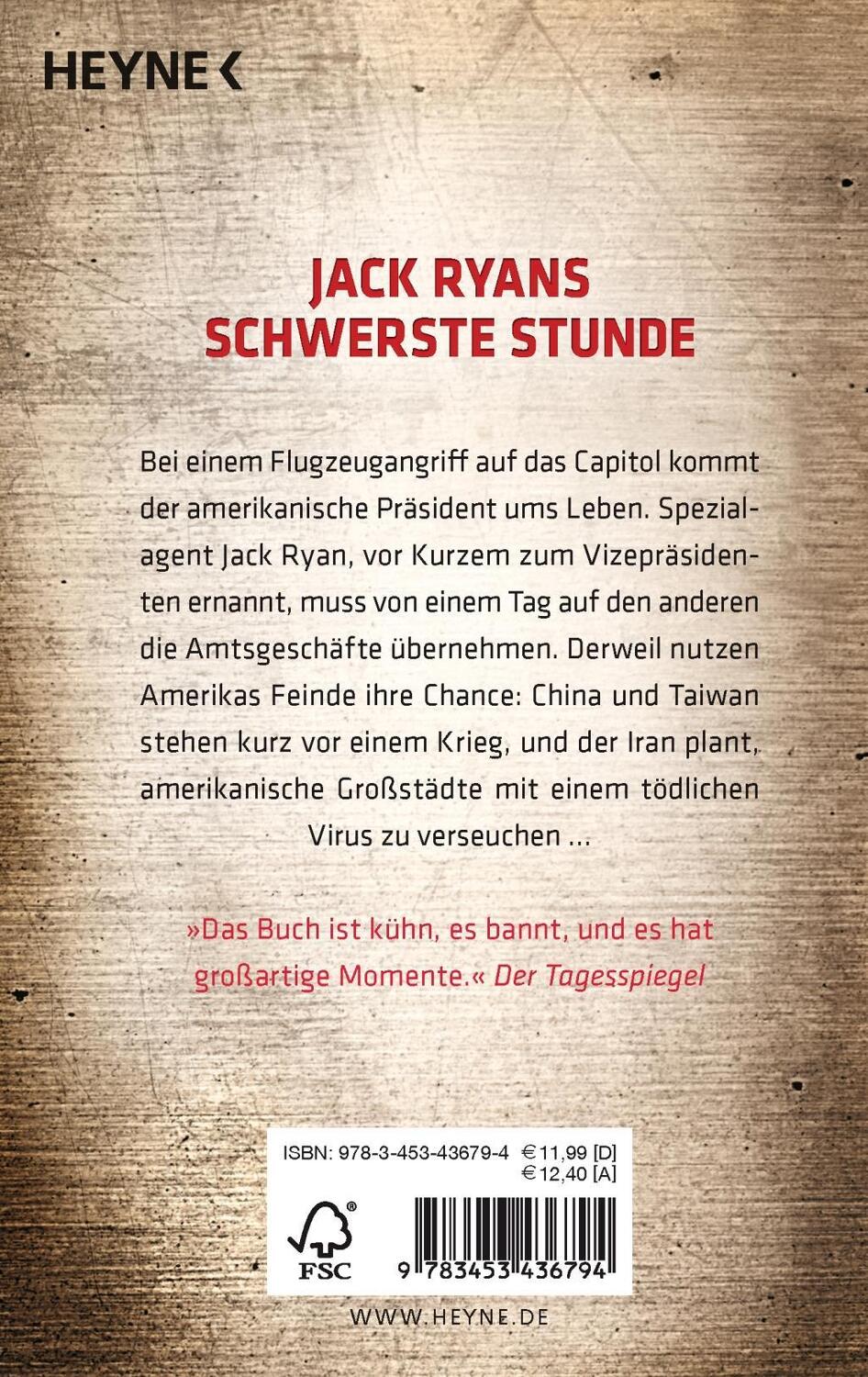 Bild: 9783453436794 | Befehl von oben | Ein Jack Ryan Roman | Tom Clancy | Taschenbuch