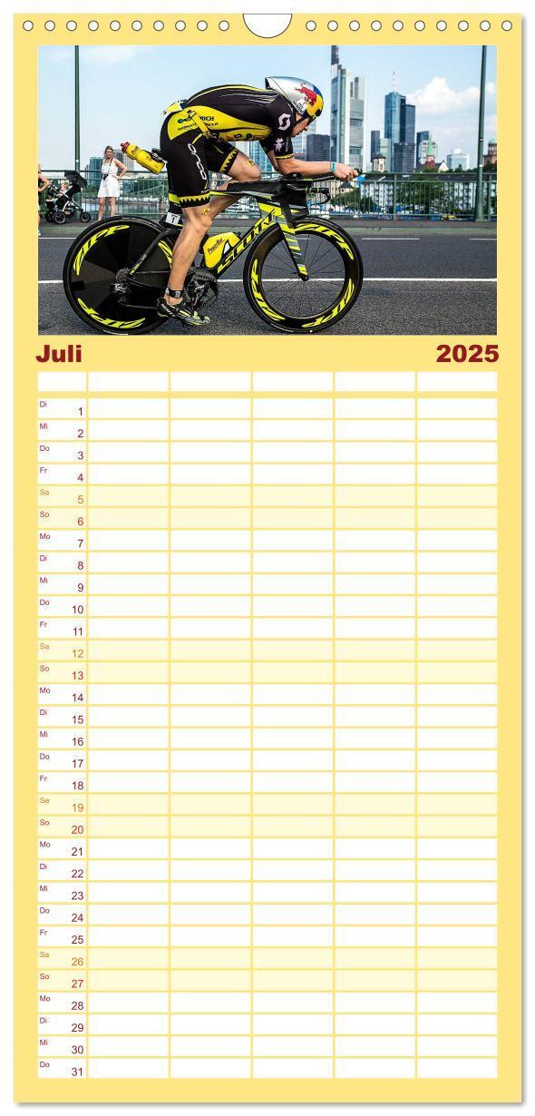 Bild: 9783457113325 | Familienplaner 2025 - TRIATHLON mit 5 Spalten (Wandkalender, 21 x...