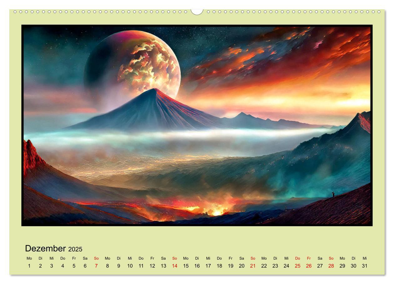 Bild: 9783435647354 | Der Zauber fremder Welten (Wandkalender 2025 DIN A2 quer), CALVENDO...