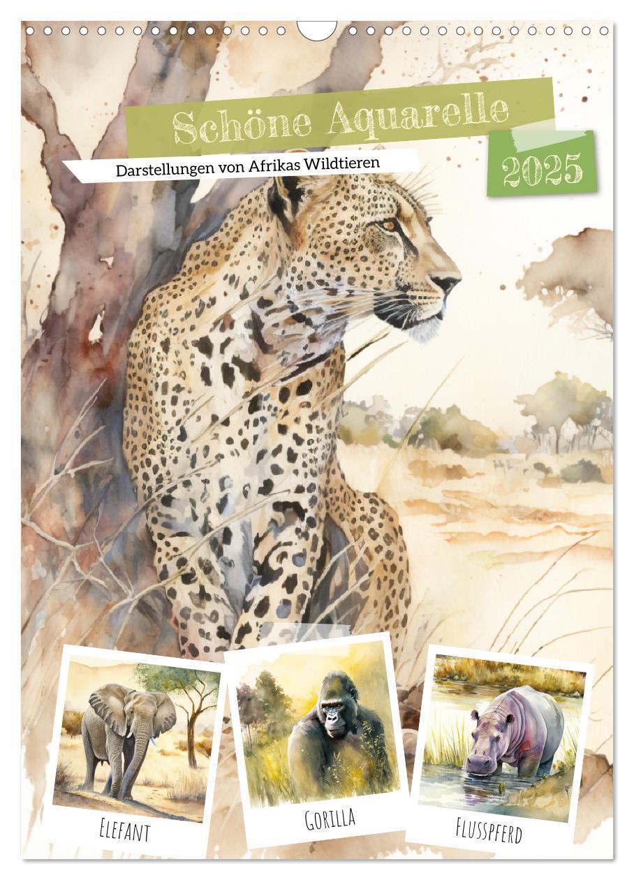 Cover: 9783435874286 | Schöne Aquarelle. Darstellungen von Afrikas Wildtieren...