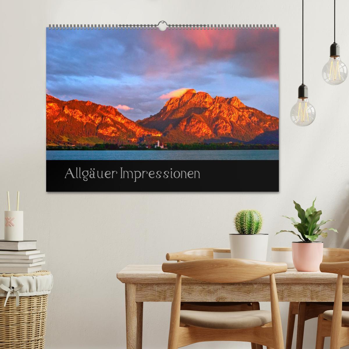 Bild: 9783435558377 | Allgäuer Impressionen (Wandkalender 2025 DIN A2 quer), CALVENDO...