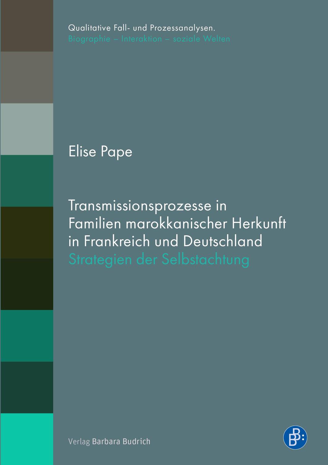 Cover: 9783847430292 | Transmissionsprozesse in Familien marokkanischer Herkunft in...