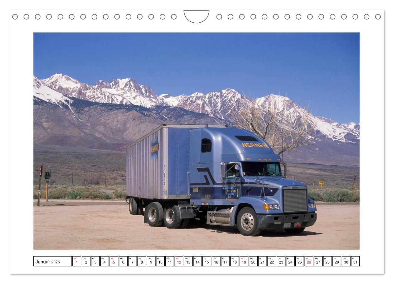 Bild: 9783435207268 | US-Trucks - Auf Achse in Amerika (Wandkalender 2025 DIN A4 quer),...