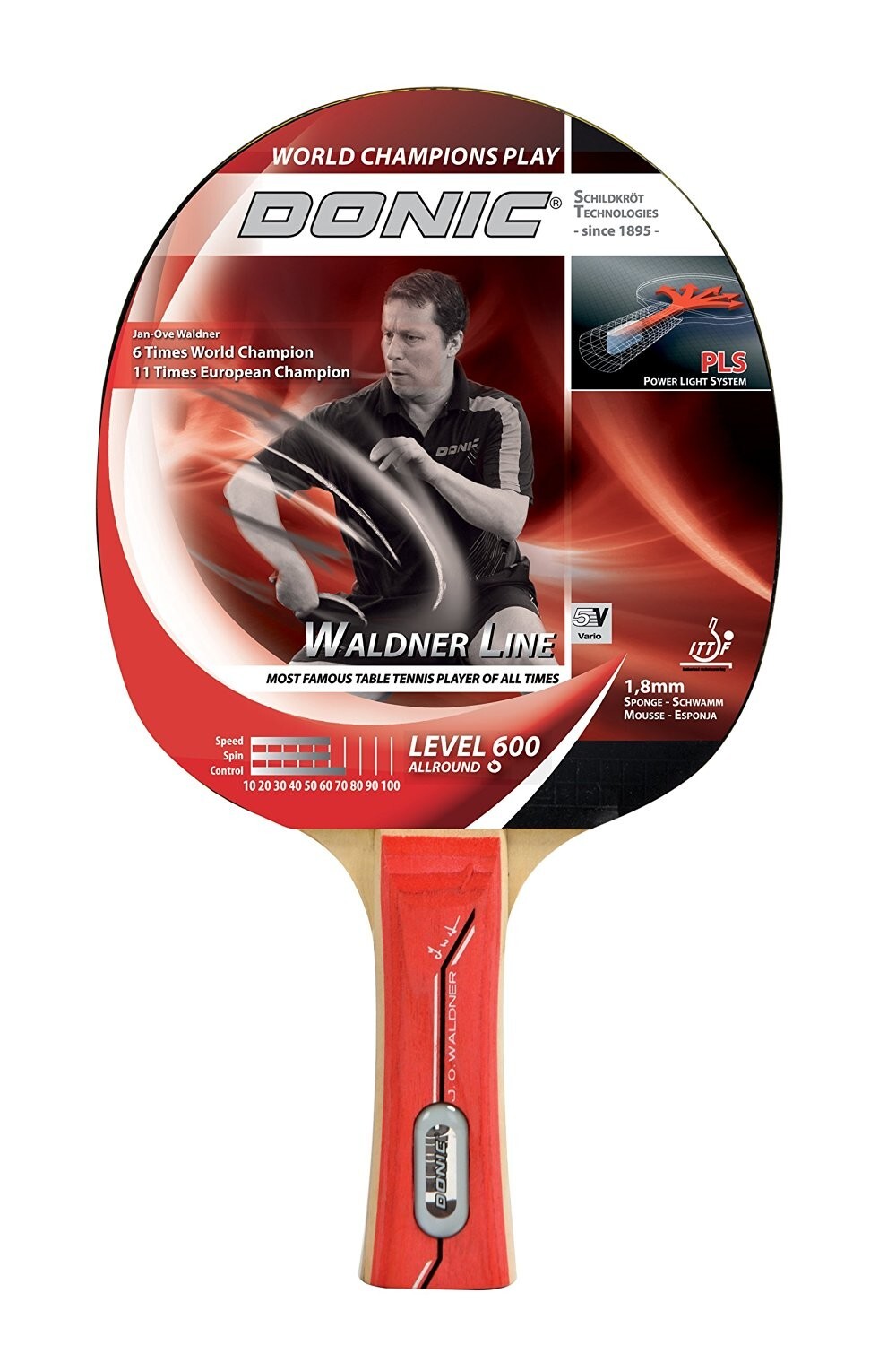 Cover: 4000885338621 | Schildkröt 733862 - Donic Tischtennis Schläger, Waldner 600 mit PLS...