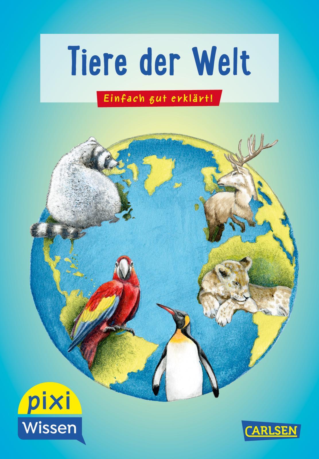 Cover: 9783551231857 | Pixi Wissen 42: VE 5 Tiere der Welt | Jürgen Beckhoff | Broschüre