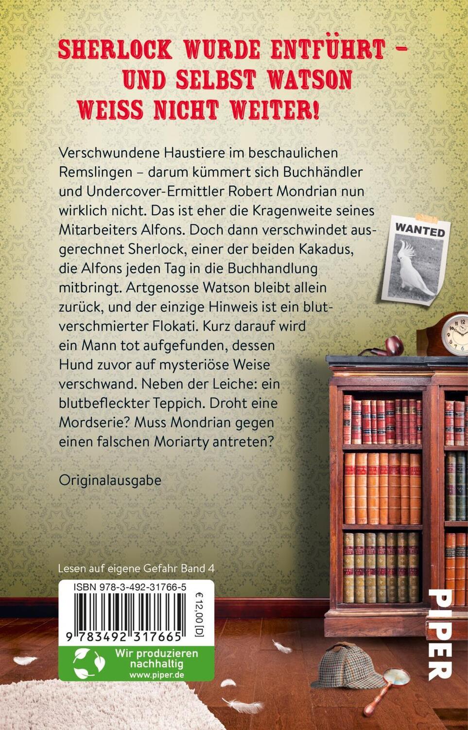 Rückseite: 9783492317665 | Sherlock ist ausgeflogen | Jürgen Seibold | Taschenbuch | 304 S.