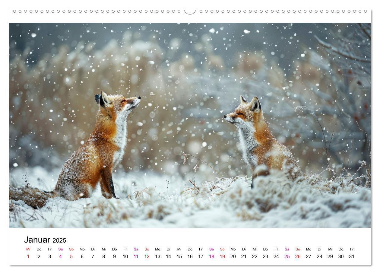 Bild: 9783383815447 | Fuchs - schöne Momente (hochwertiger Premium Wandkalender 2025 DIN...