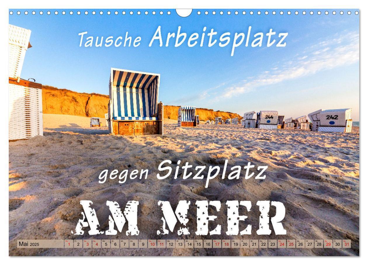 Bild: 9783435053421 | Sehnsucht zum Meer (Wandkalender 2025 DIN A3 quer), CALVENDO...