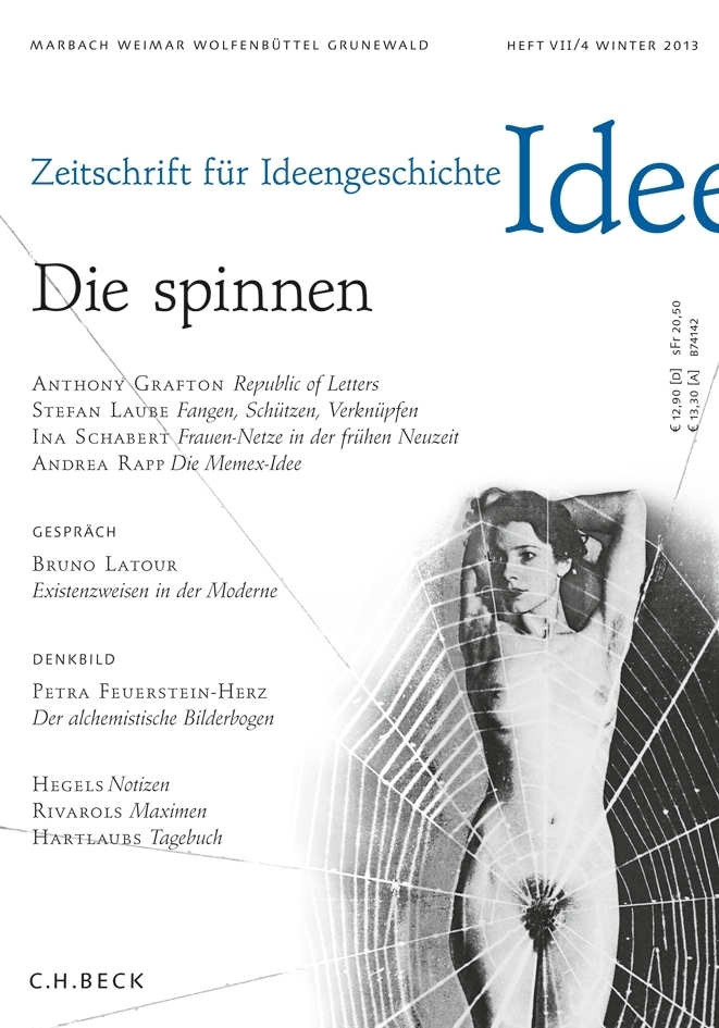 Cover: 9783406644641 | Zeitschrift für Ideengeschichte Heft VII/4 Winter 2013 | Die spinnen