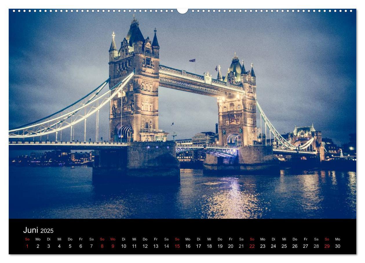 Bild: 9783435479191 | London an der Themse (hochwertiger Premium Wandkalender 2025 DIN A2...