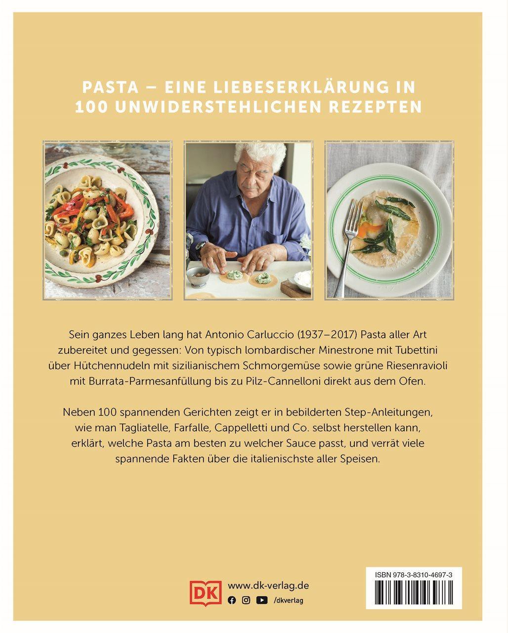 Rückseite: 9783831046973 | Pasta | Antonio Carluccio | Buch | 224 S. | Deutsch | 2024