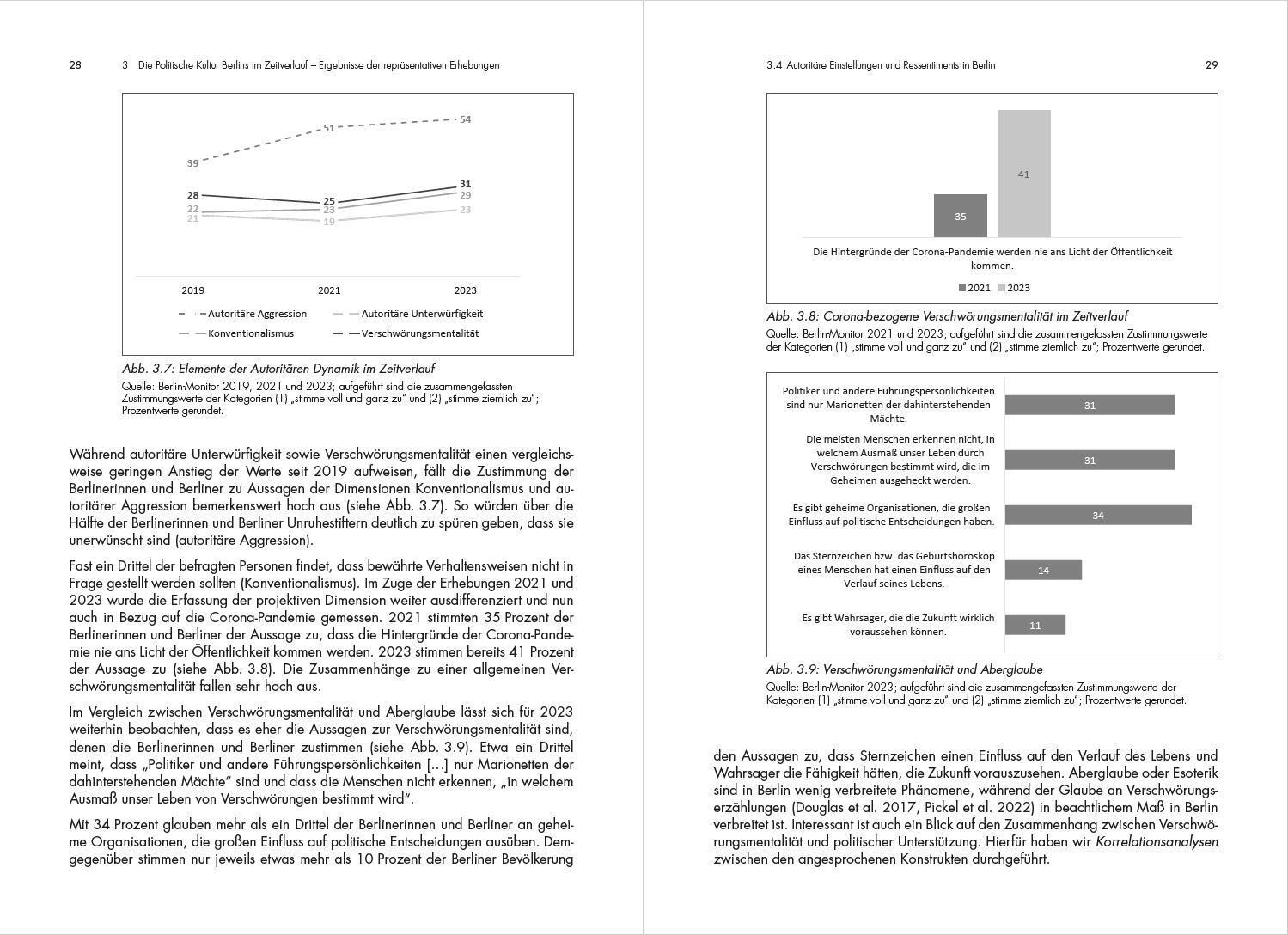 Bild: 9783987370205 | Der Berlin-Monitor 2023 | Gert Pickel | Taschenbuch | 180 S. | Deutsch