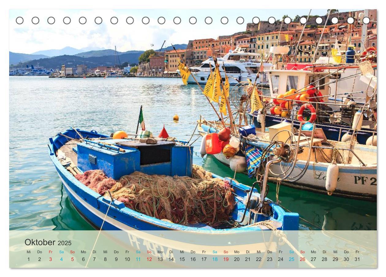 Bild: 9783435462995 | Elba - die Insel im Mittelmeer (Tischkalender 2025 DIN A5 quer),...