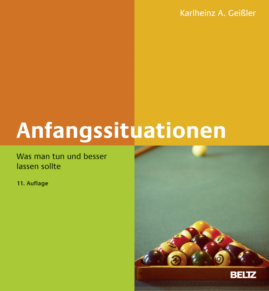 Cover: 9783407365798 | Anfangssituationen | Was man tun und besser lassen sollte | Geißler