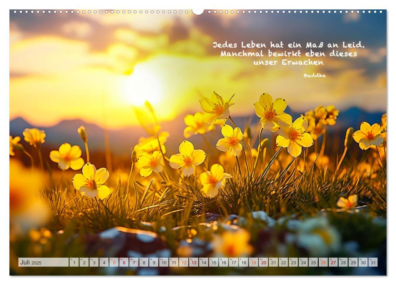 Bild: 9783383909566 | Meditation und innerer Frieden (Wandkalender 2025 DIN A2 quer),...