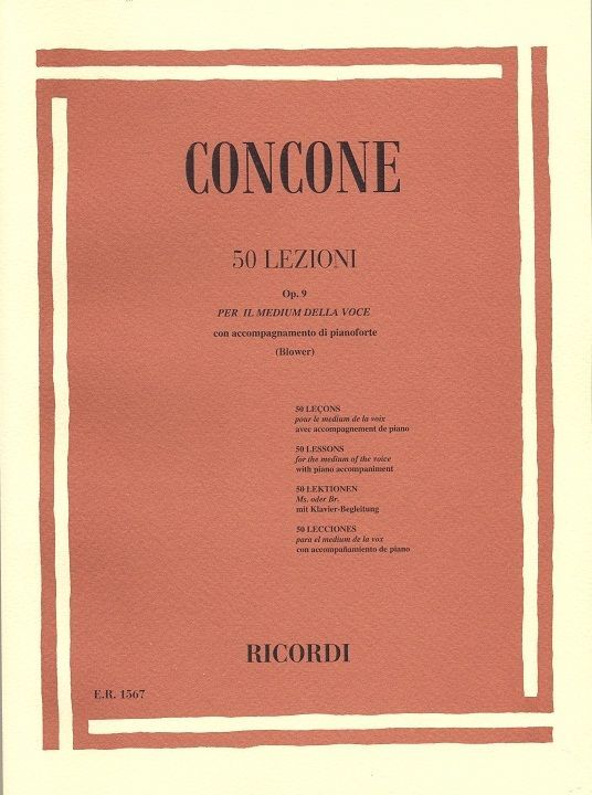 Cover: 9790041815671 | 50 Lezioni Opus 9 | Giuseppe Concone | Buch | 1984 | Ricordi