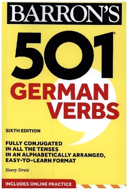 Cover: 9781506286464 | 501 German Verbs, Sixth Edition | Henry Strutz | Taschenbuch | 2024