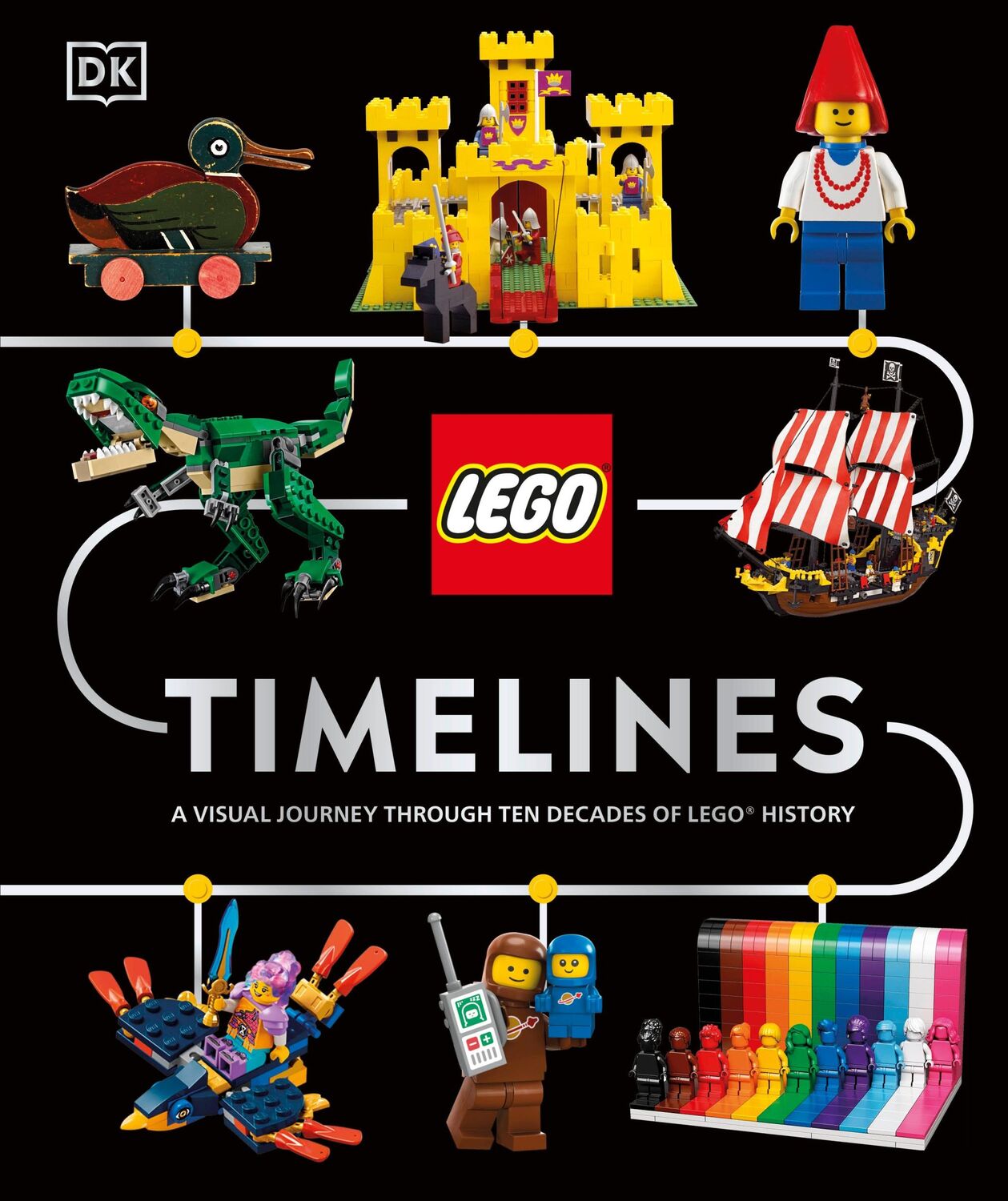 Cover: 9780241667859 | LEGO Timelines | A Visual Journey Through Ten Decades of LEGO History