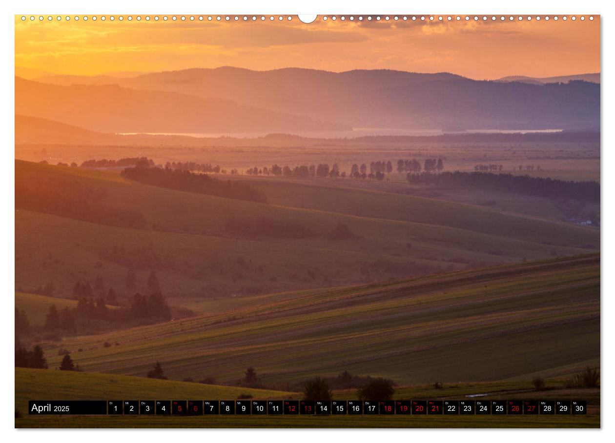 Bild: 9783435446490 | Berge. Polen (Wandkalender 2025 DIN A2 quer), CALVENDO Monatskalender