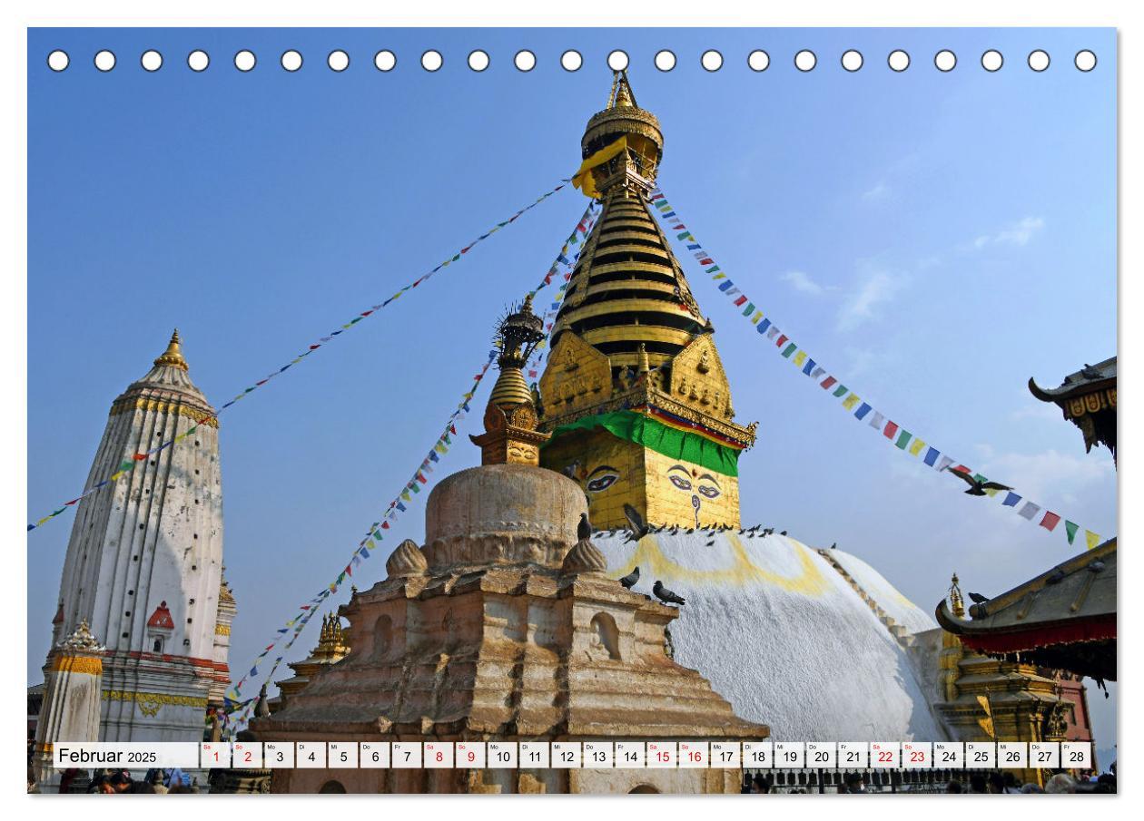 Bild: 9783383822858 | Einzigartiges NEPAL (Tischkalender 2025 DIN A5 quer), CALVENDO...