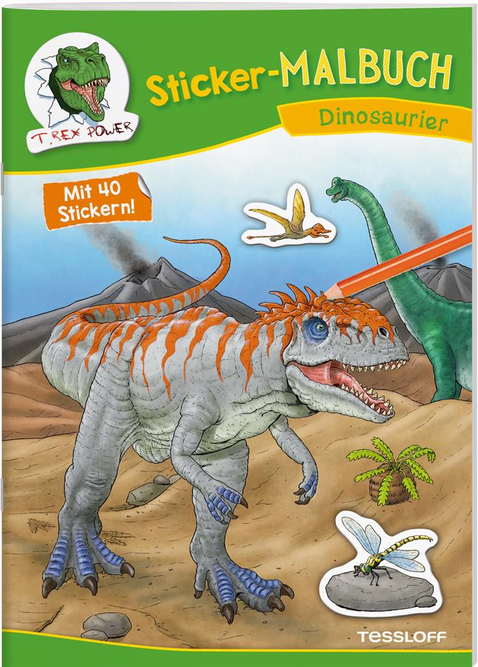 Cover: 9783788639563 | Sticker-Malbuch Dinosaurier | Max Walther | Taschenbuch | 32 S. | 2017