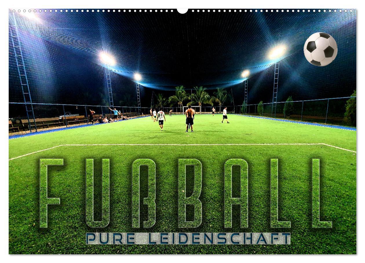 Cover: 9783383933851 | Fußball - pure Leidenschaft (Wandkalender 2025 DIN A2 quer),...