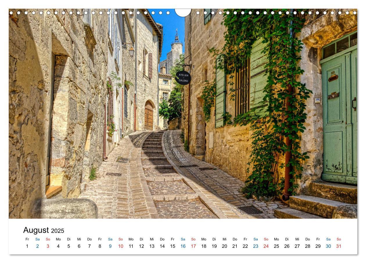 Bild: 9783435162413 | Uzés - Charmante Kleinstadt im Gard (Wandkalender 2025 DIN A3...