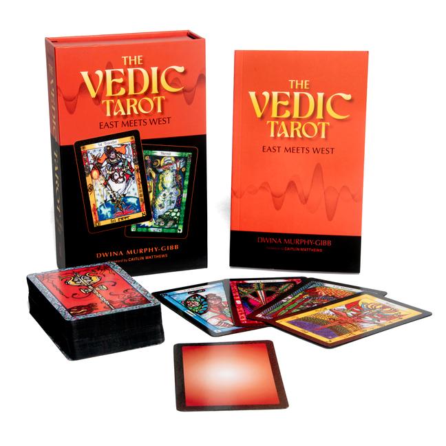 Cover: 9780764368202 | The Vedic Tarot | East Meets West (Tarot Deck and Guidebook, Box Set)