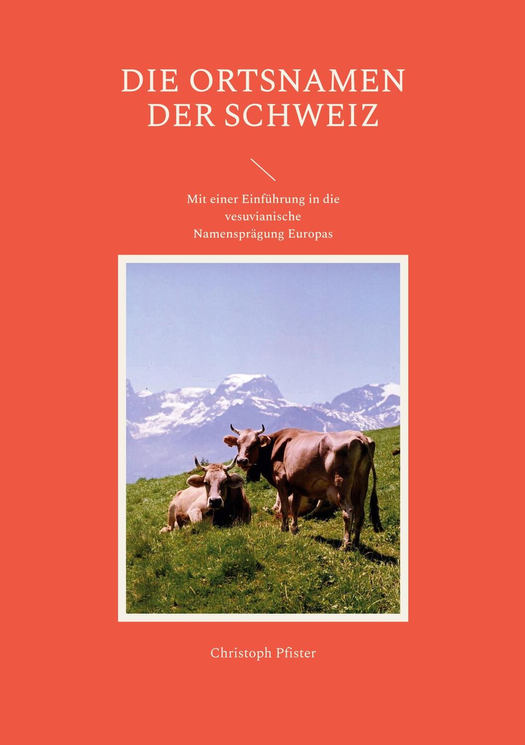 Cover: 9783734718854 | Die Ortsnamen der Schweiz | Christoph Pfister | Taschenbuch | 324 S.